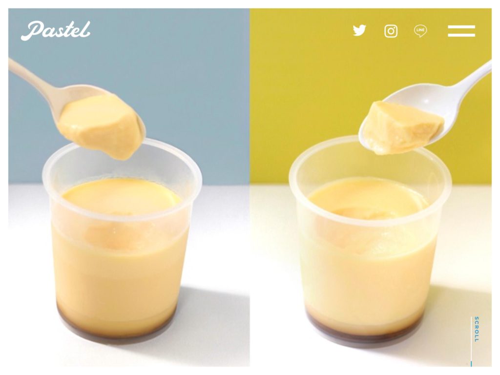 なめらかプリンのパステル