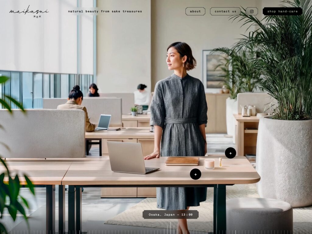 maikasui – natural beauty from sake treasures